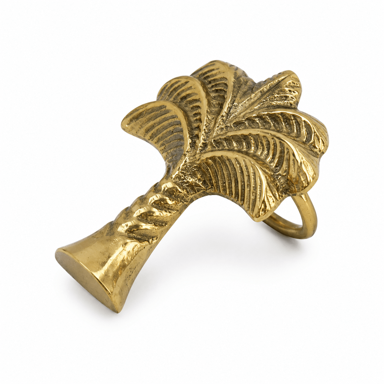 Brass Napkin Ring | Palm Tree - MY ISLAND COLLECTIVE