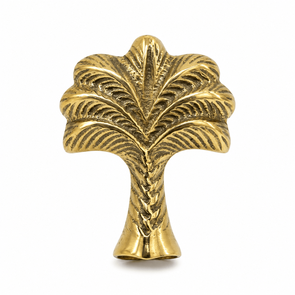 Brass Napkin Ring | Palm Tree - MY ISLAND COLLECTIVE