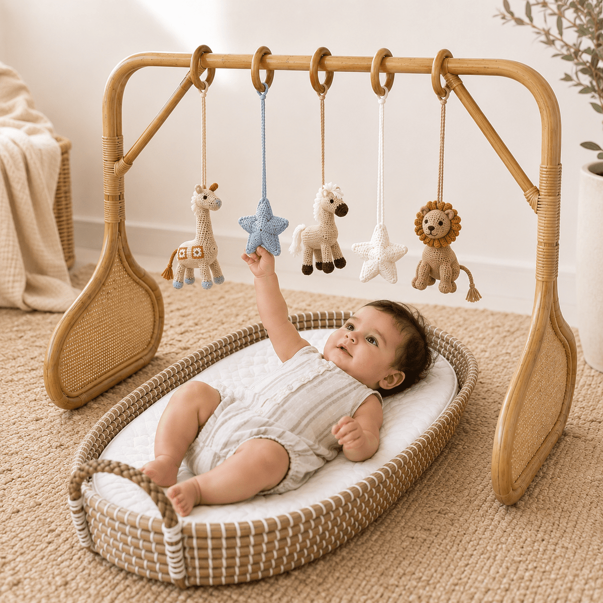 Coco Rattan Play Gym - MY ISLAND COLLECTIVE