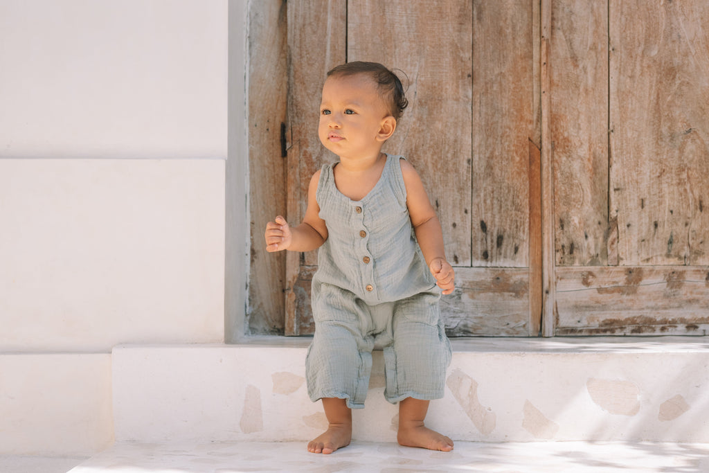 Dominique Romper | Unisex - MY ISLAND COLLECTIVE