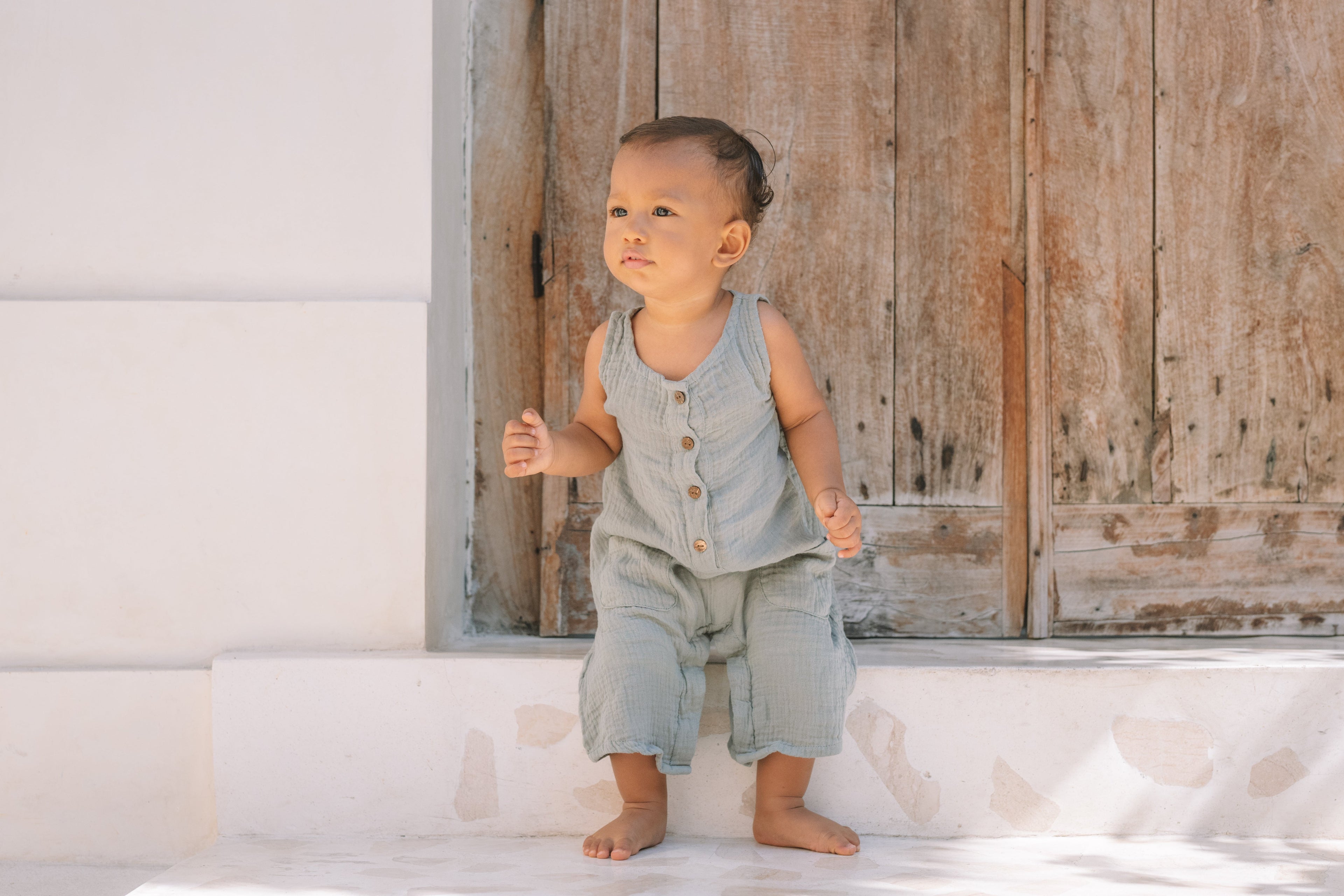 Dominique Romper | Unisex - MY ISLAND COLLECTIVE