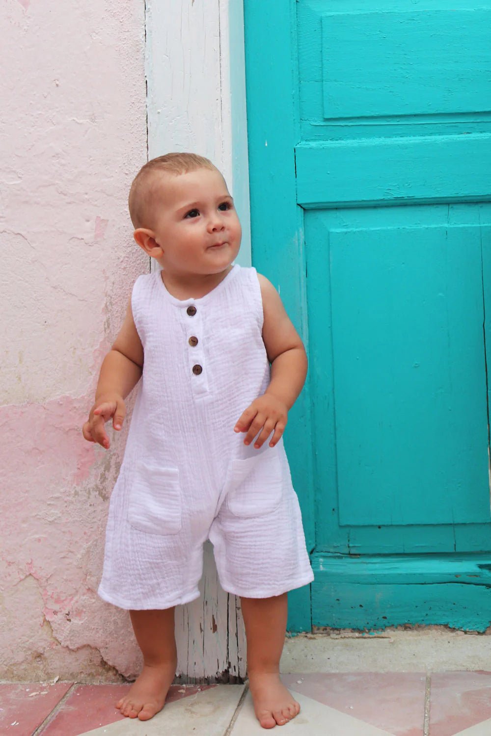 Dominique Romper | Unisex - MY ISLAND COLLECTIVE