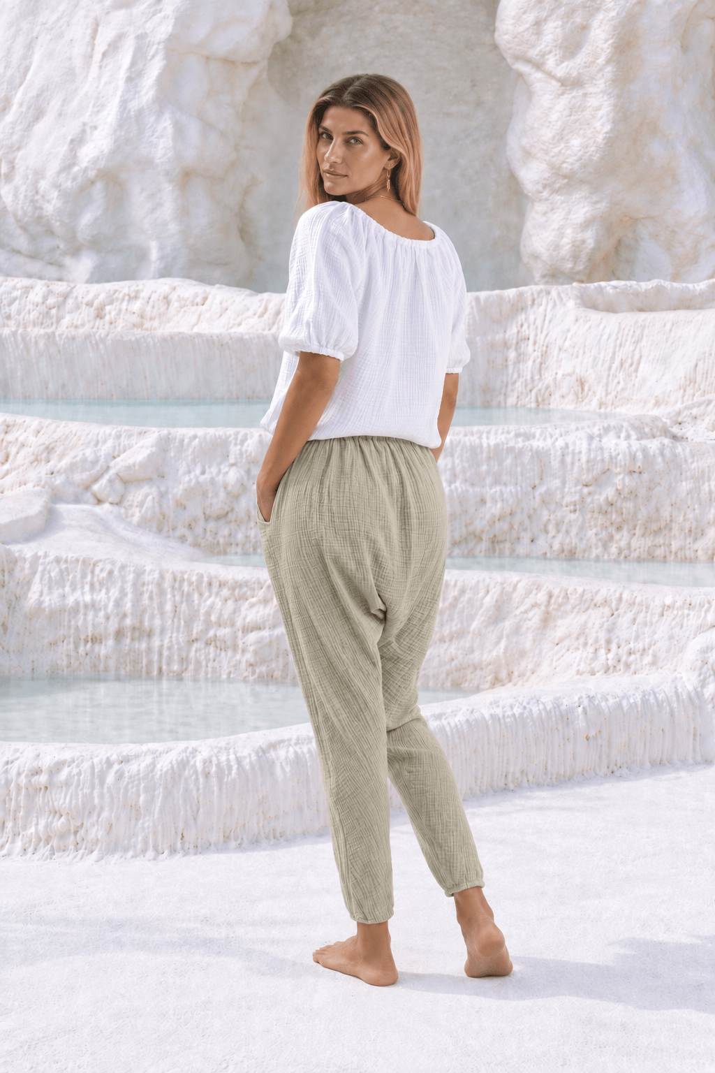 Genoa Slouch Pant - MY ISLAND COLLECTIVE
