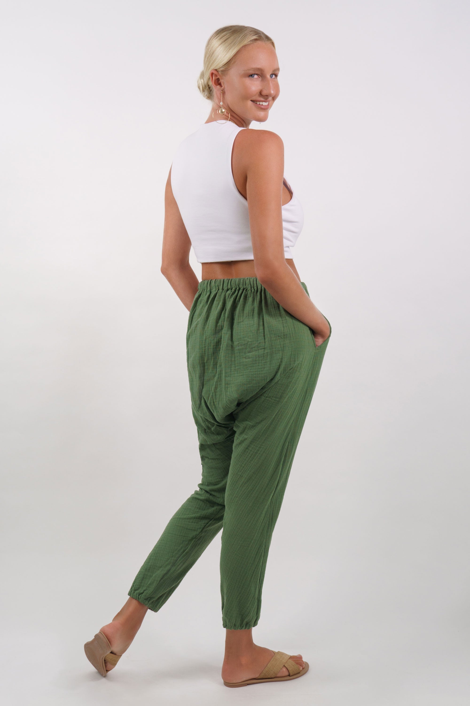Genoa Slouch Pant - MY ISLAND COLLECTIVE