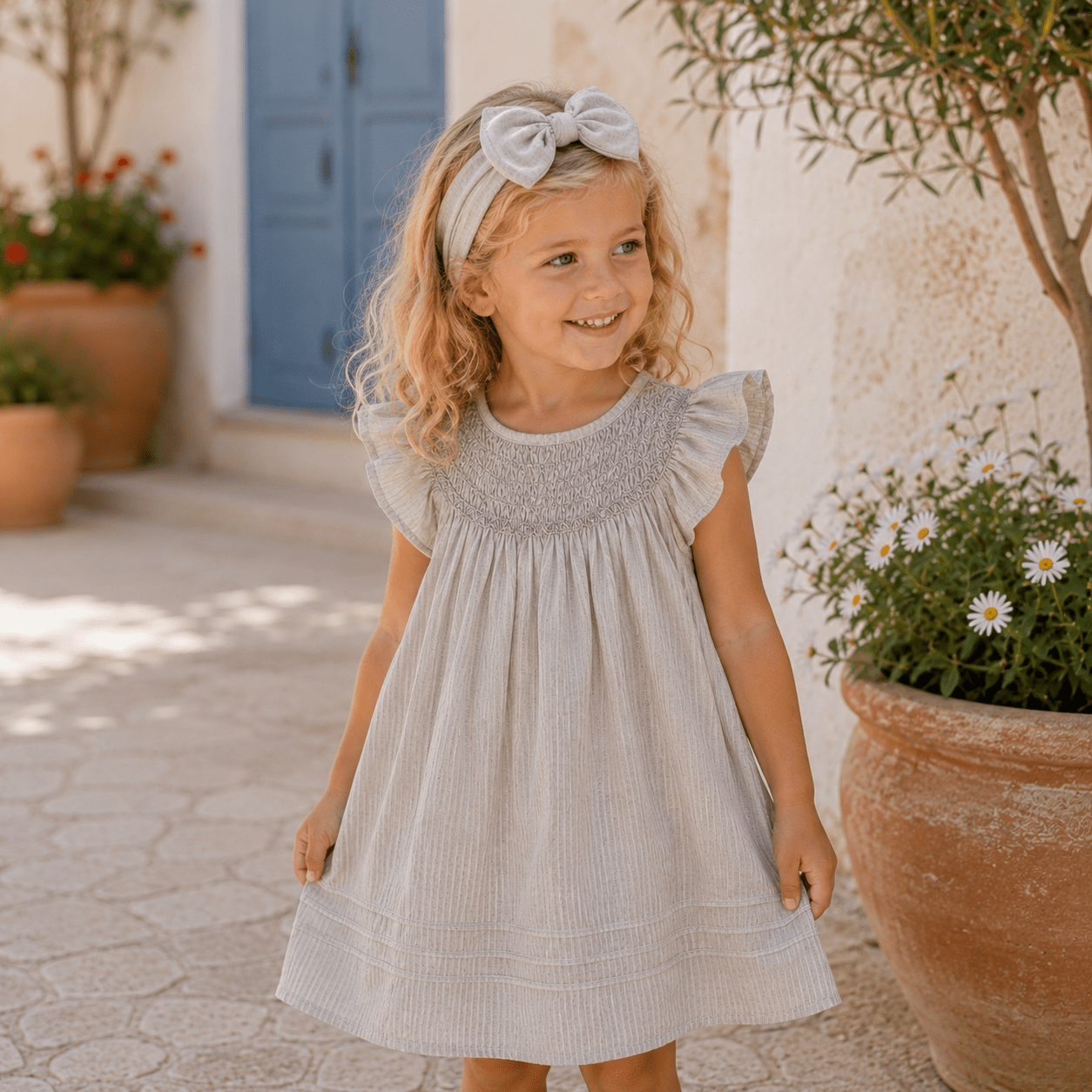 Girls Headband - Sage - MY ISLAND COLLECTIVE