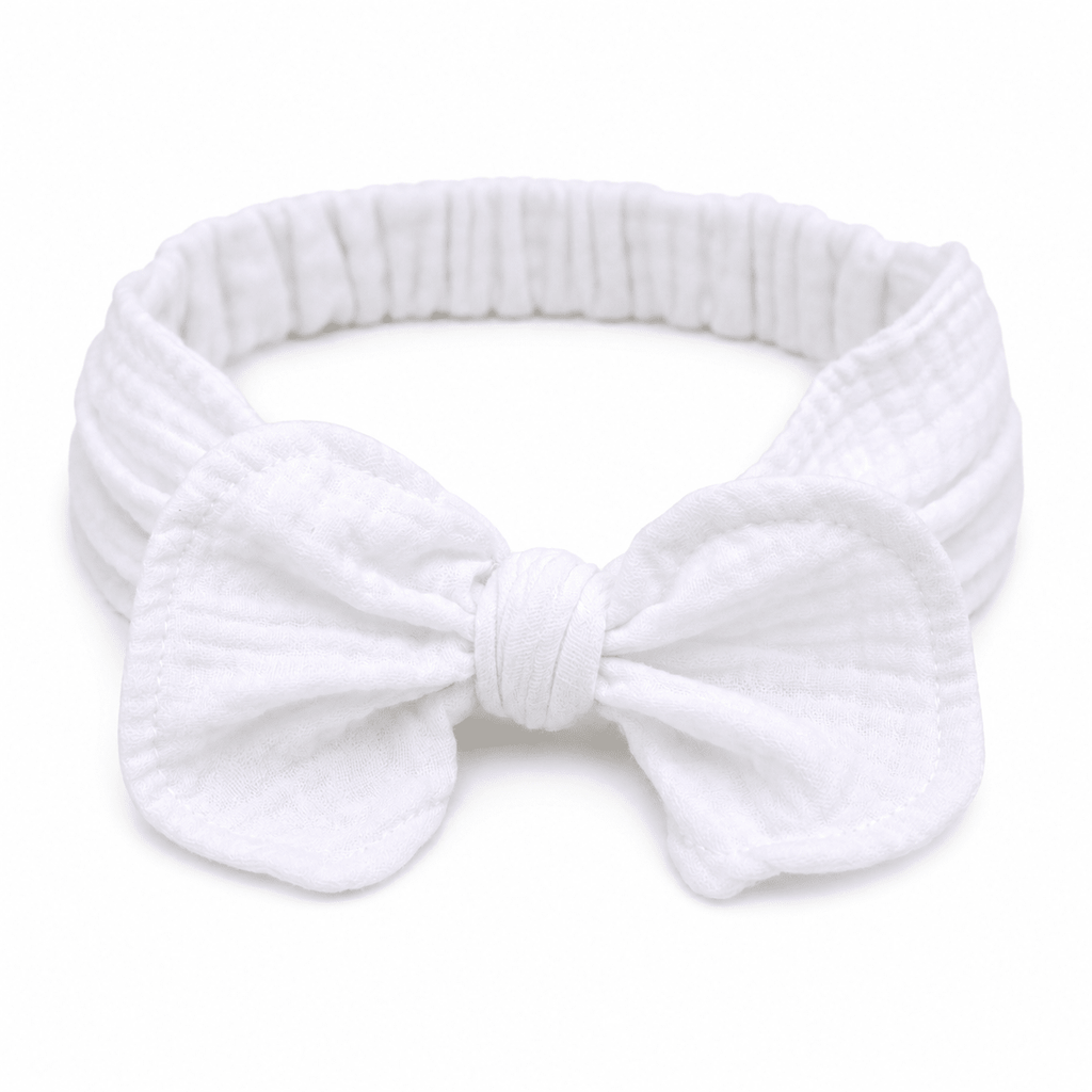 Girls Headband - White - MY ISLAND COLLECTIVE