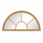 Half Circle Rattan Mirror - MY ISLAND COLLECTIVE