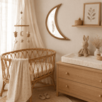 Half Moon Rattan Mirror - MY ISLAND COLLECTIVE