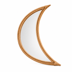 Half Moon Rattan Mirror - MY ISLAND COLLECTIVE
