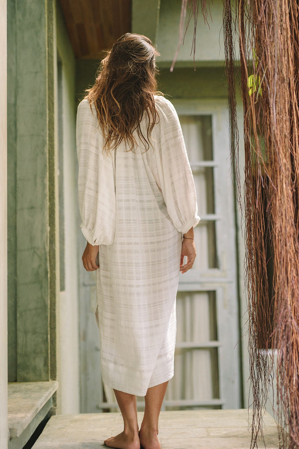Ibiza Midi Smock Dress - MY ISLAND COLLECTIVE