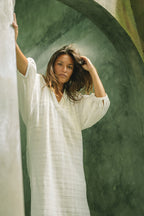 Ibiza Midi Smock Dress - MY ISLAND COLLECTIVE