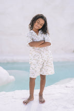 KIDS SORRENTO PYJAMA LOUNGE SET | ISLANDER - MY ISLAND COLLECTIVE