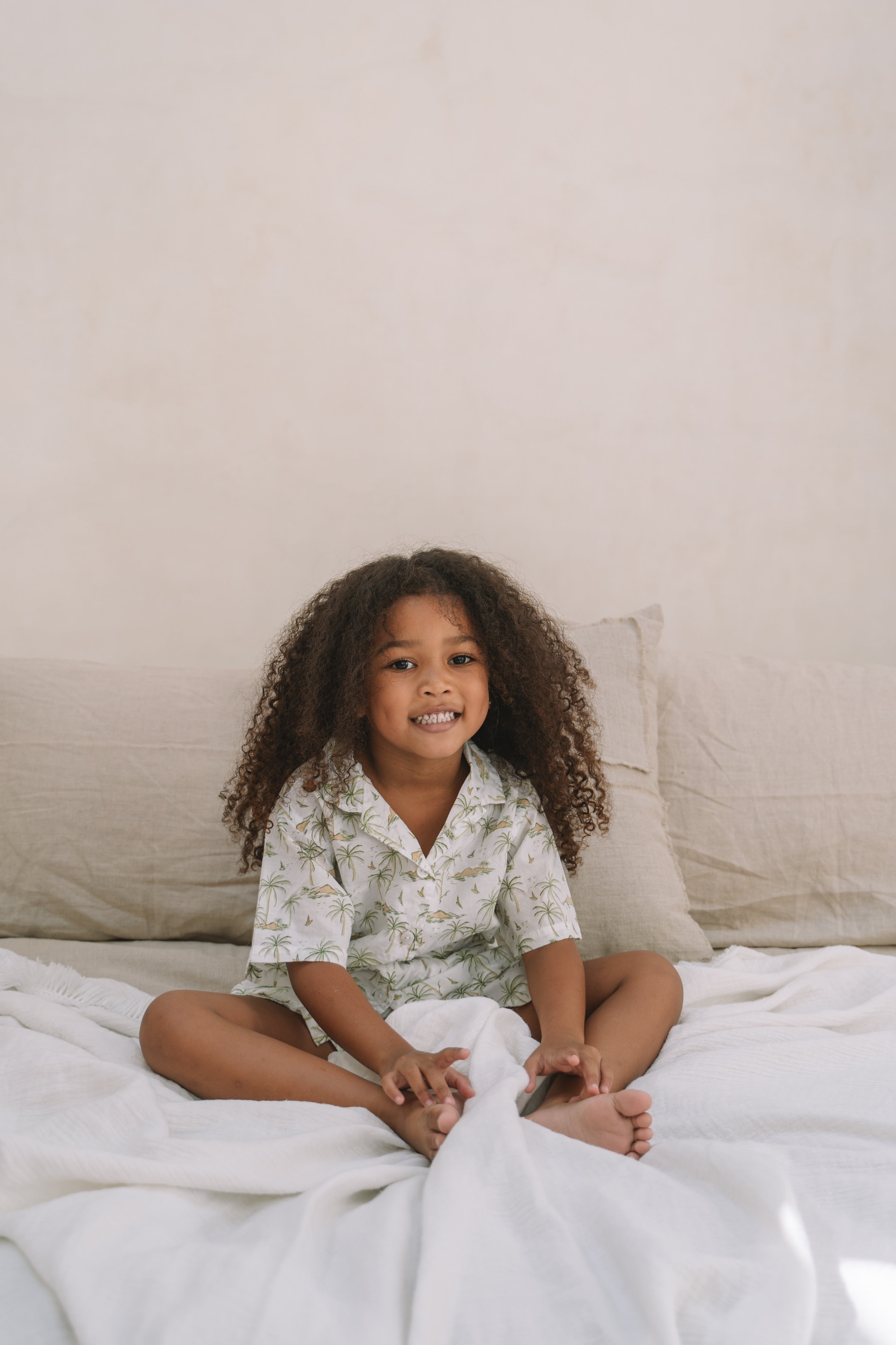 KIDS SORRENTO PYJAMA LOUNGE SET | ISLANDER - MY ISLAND COLLECTIVE