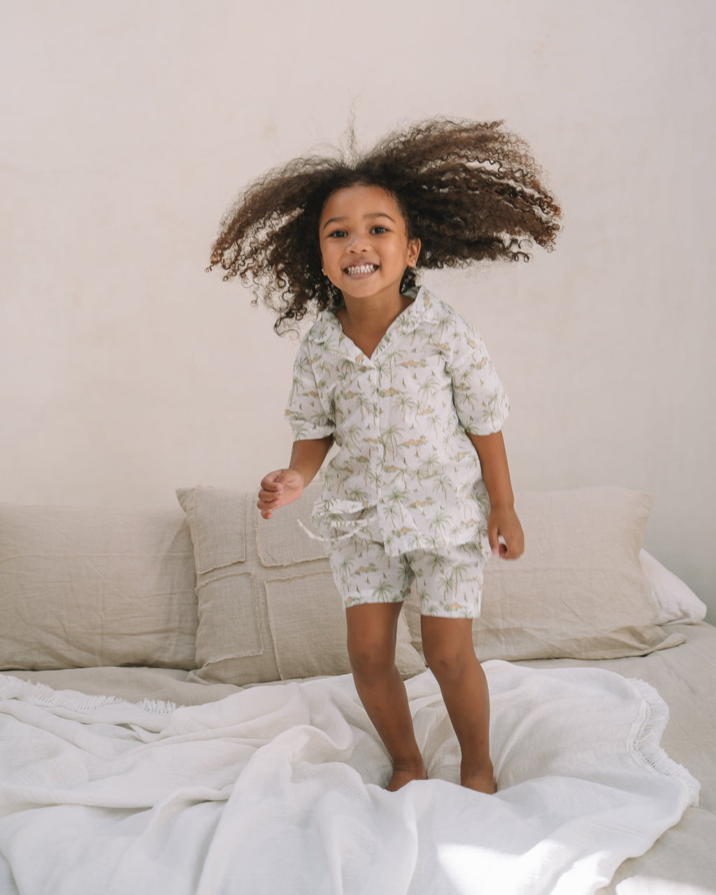 KIDS SORRENTO PYJAMA LOUNGE SET | ISLANDER - MY ISLAND COLLECTIVE
