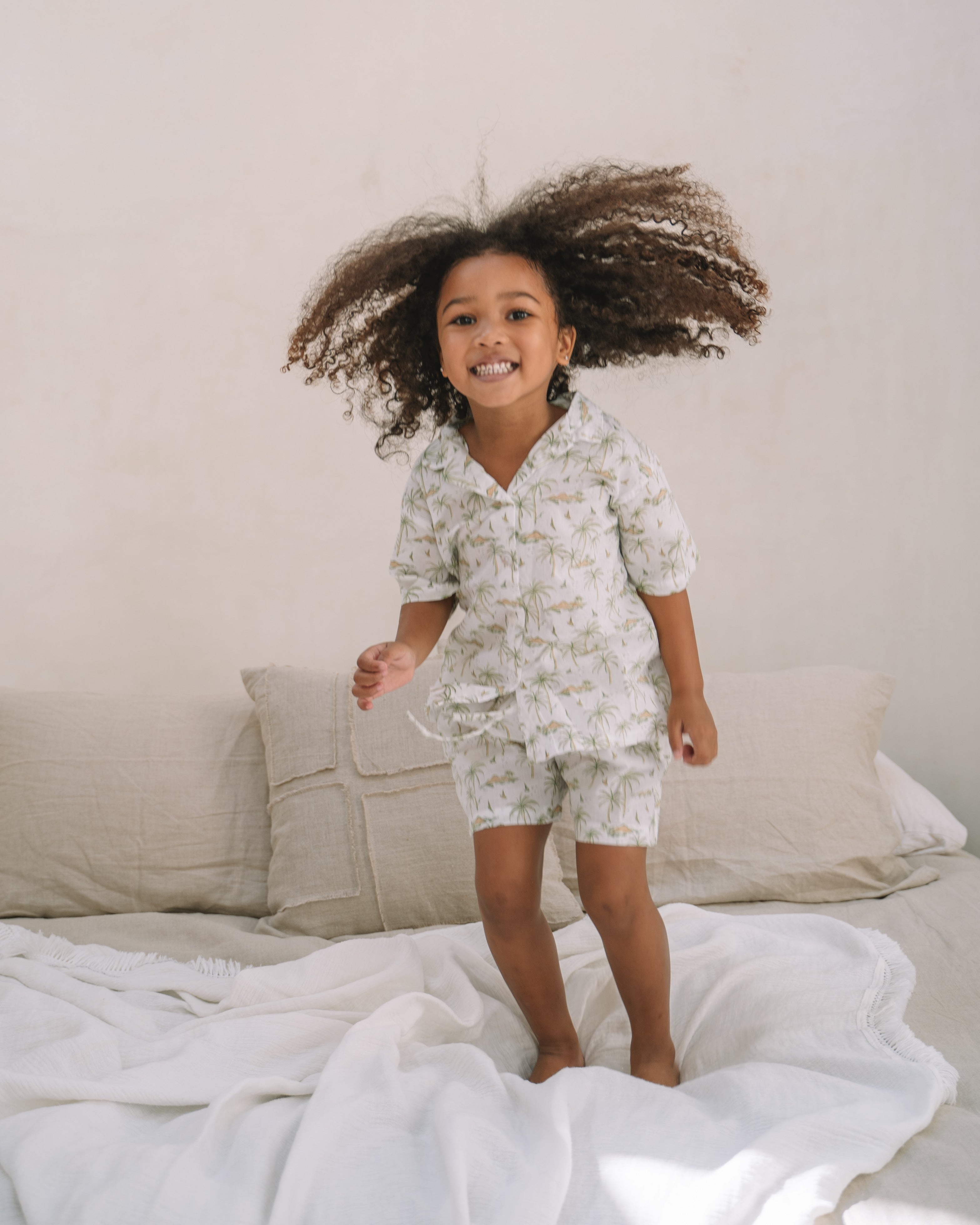 KIDS SORRENTO PYJAMA LOUNGE SET | ISLANDER - MY ISLAND COLLECTIVE