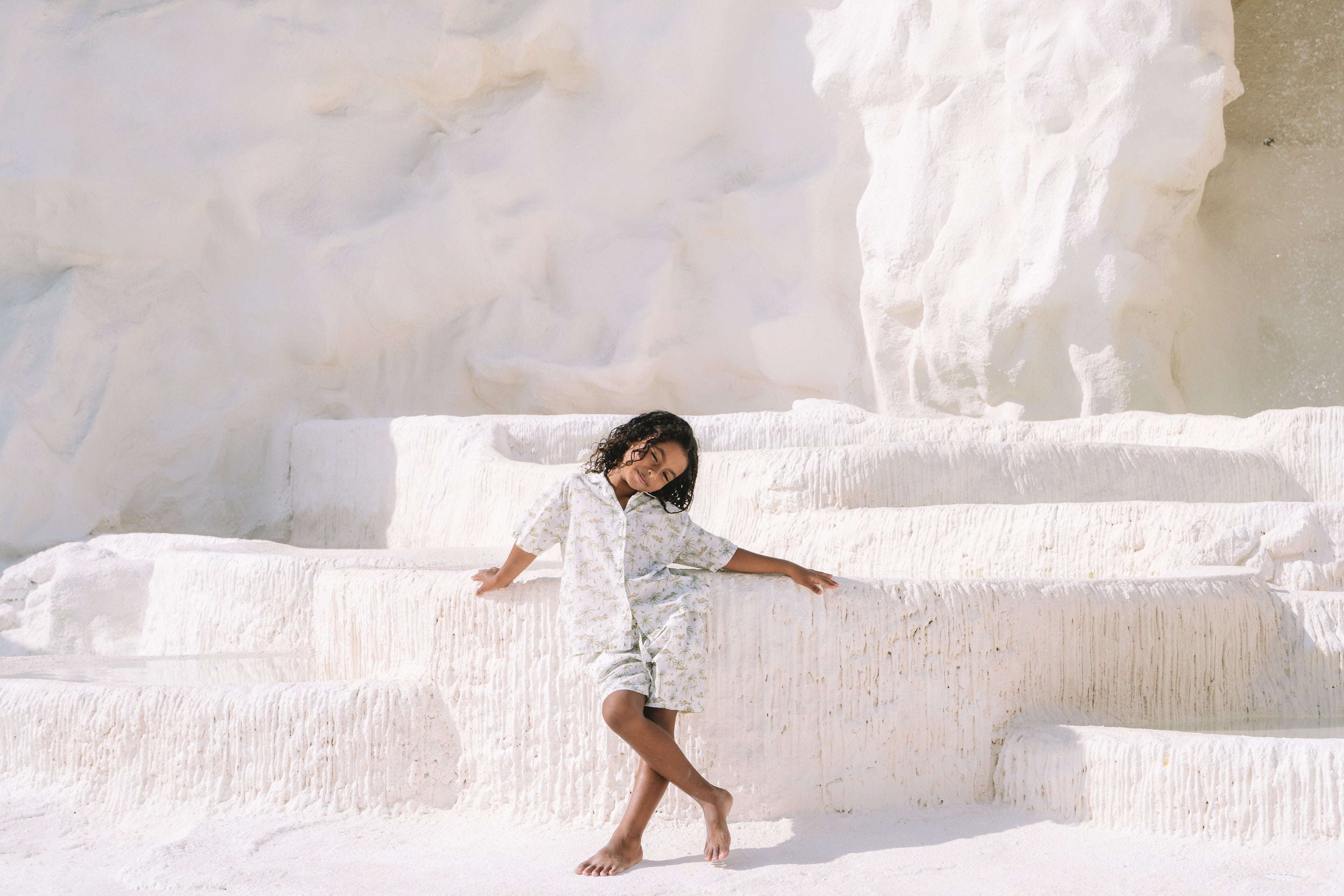 KIDS SORRENTO PYJAMA LOUNGE SET | ISLANDER - MY ISLAND COLLECTIVE