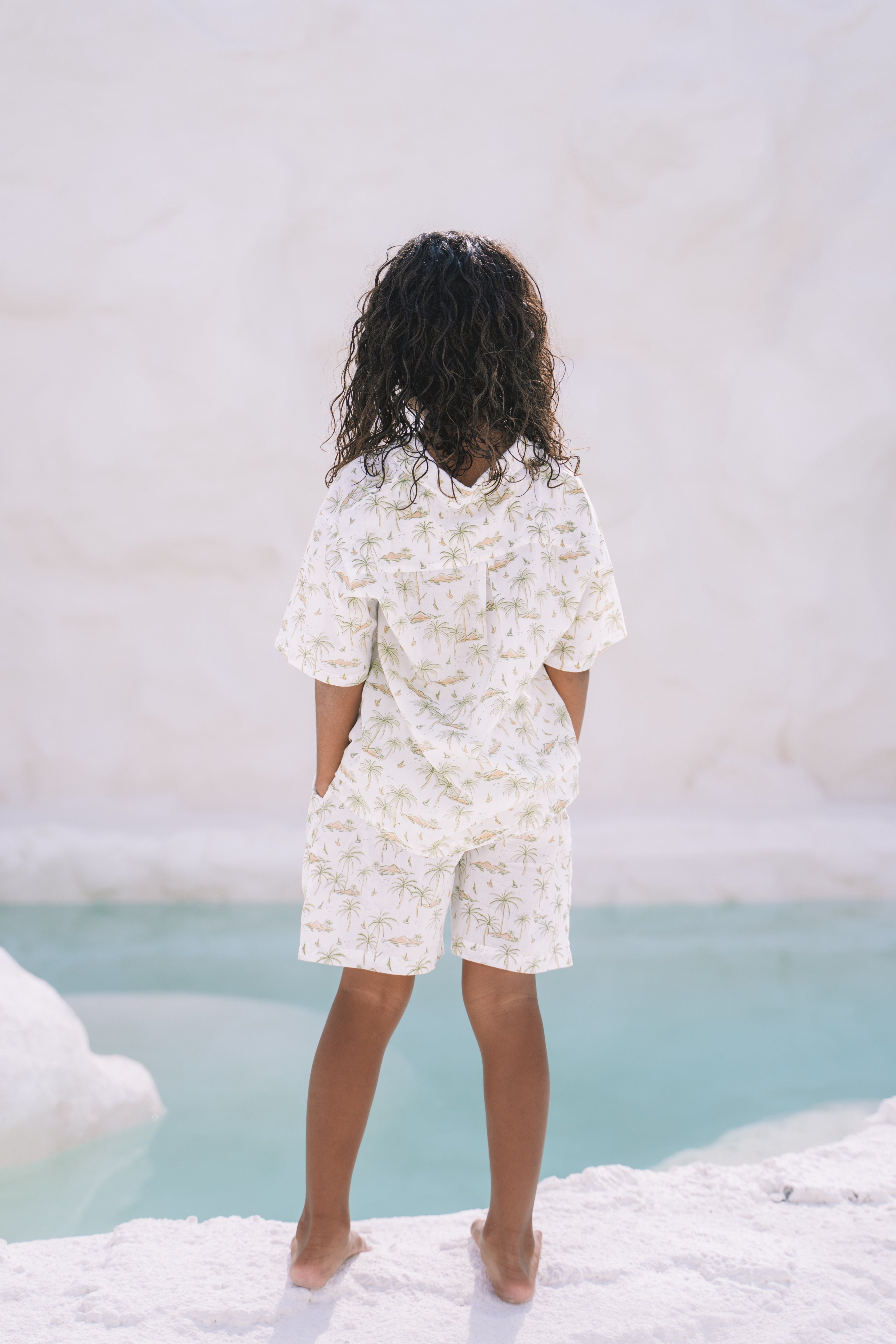 KIDS SORRENTO PYJAMA LOUNGE SET | ISLANDER - MY ISLAND COLLECTIVE