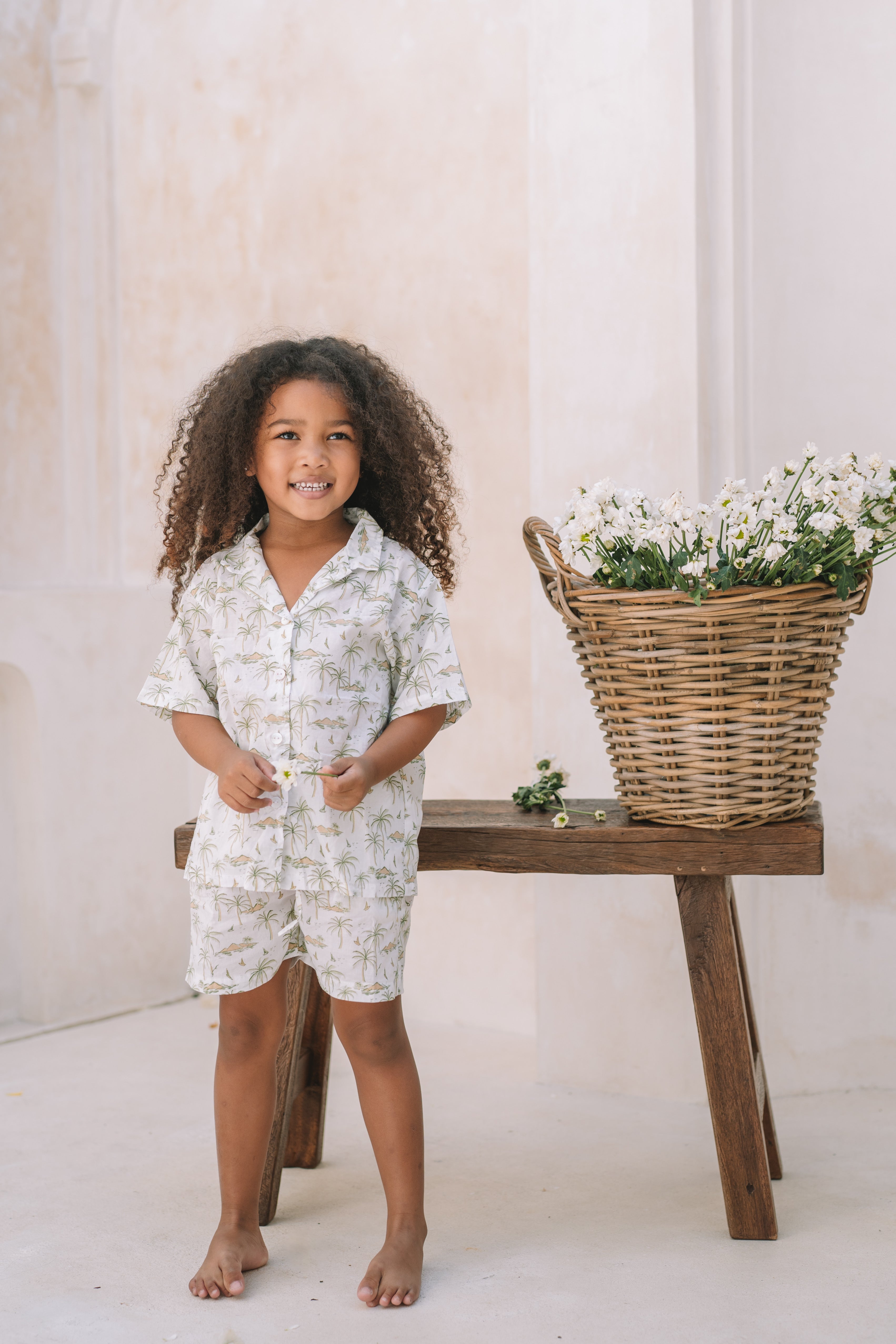 KIDS SORRENTO PYJAMA LOUNGE SET | ISLANDER - MY ISLAND COLLECTIVE
