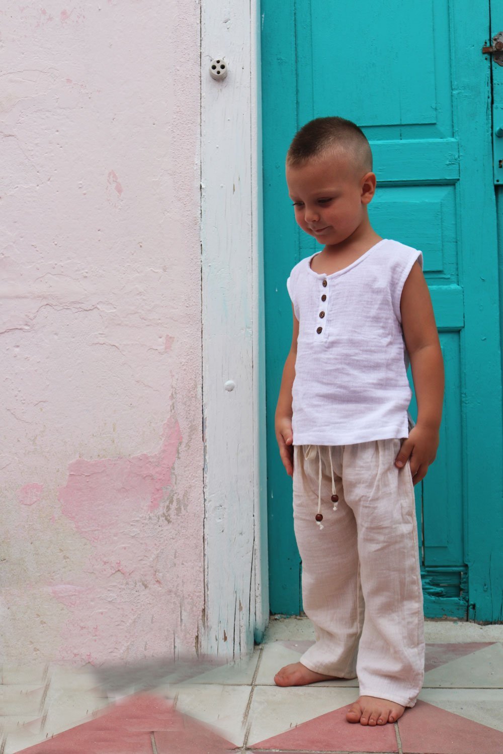 LEONARDO CLASSIC LOUNGE PANT | BABY - MY ISLAND COLLECTIVE