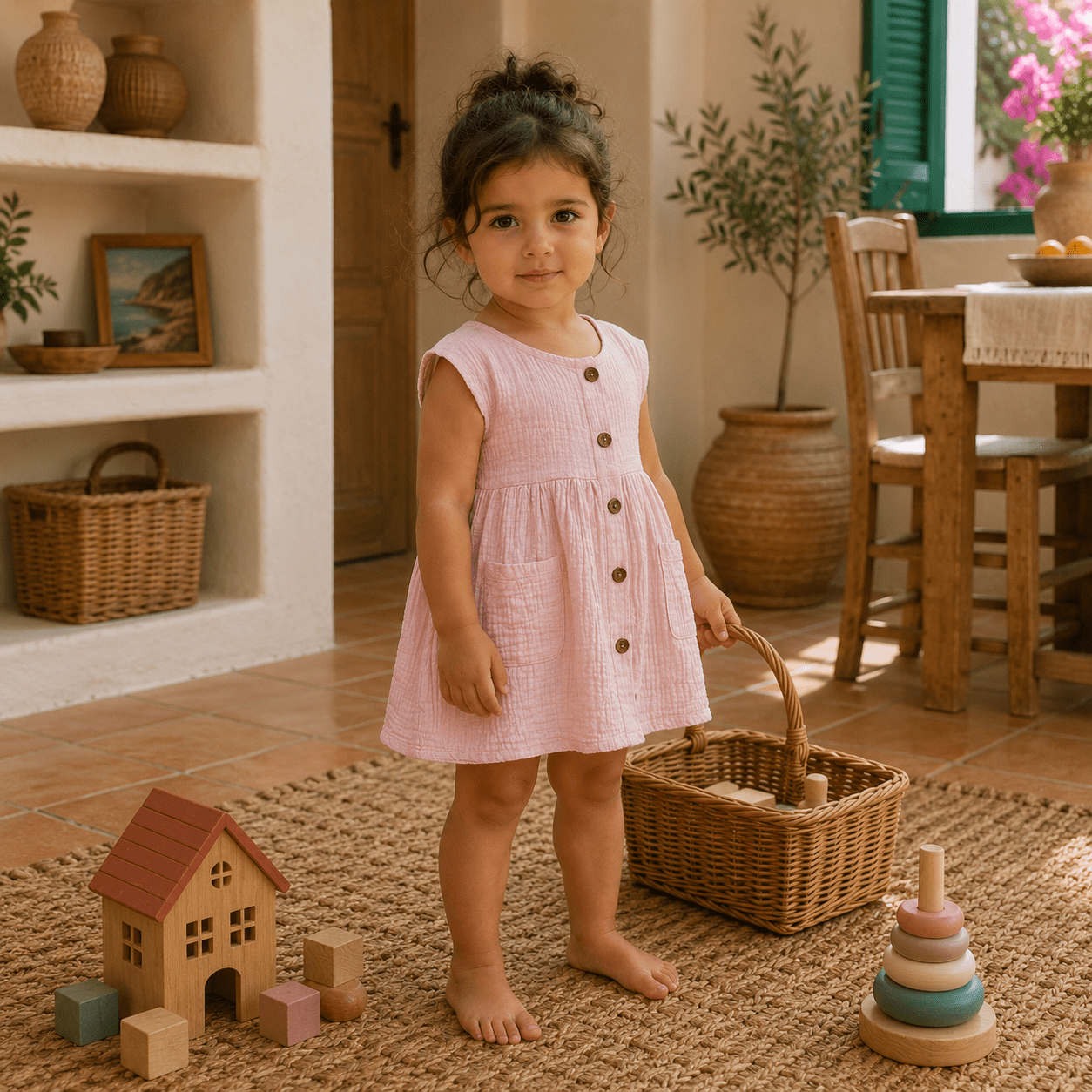 Malta Dress & Top Porcini - Baby - MY ISLAND COLLECTIVE