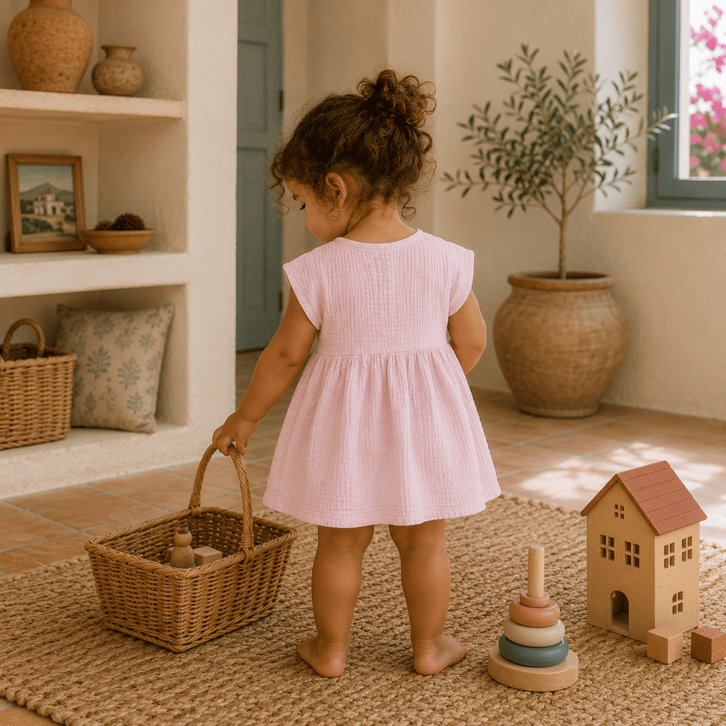 Malta Dress & Top Porcini - Baby - MY ISLAND COLLECTIVE