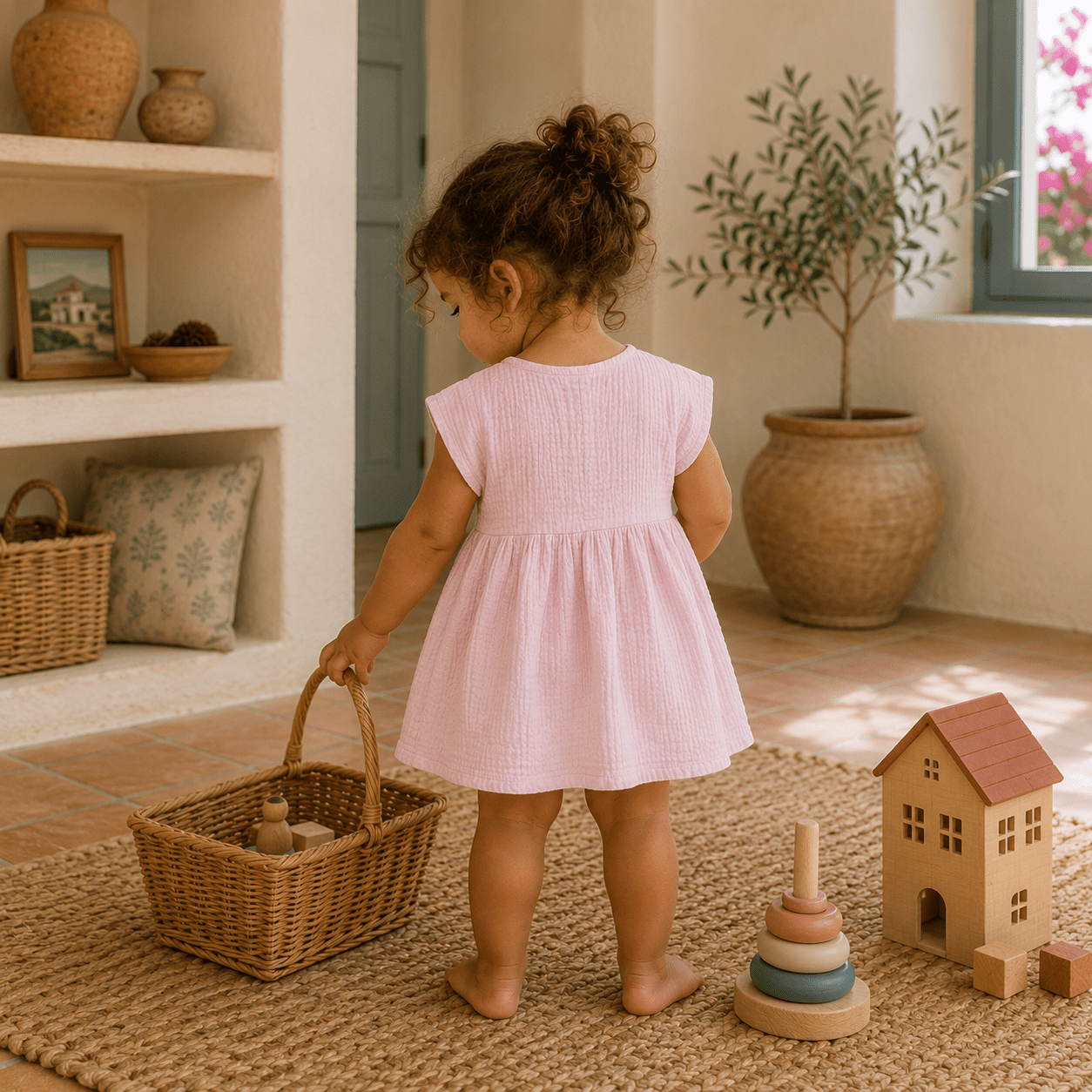 Malta Dress & Top Porcini - Baby - MY ISLAND COLLECTIVE