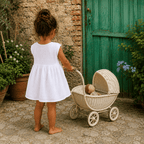 Malta Dress & Top White - Baby - MY ISLAND COLLECTIVE