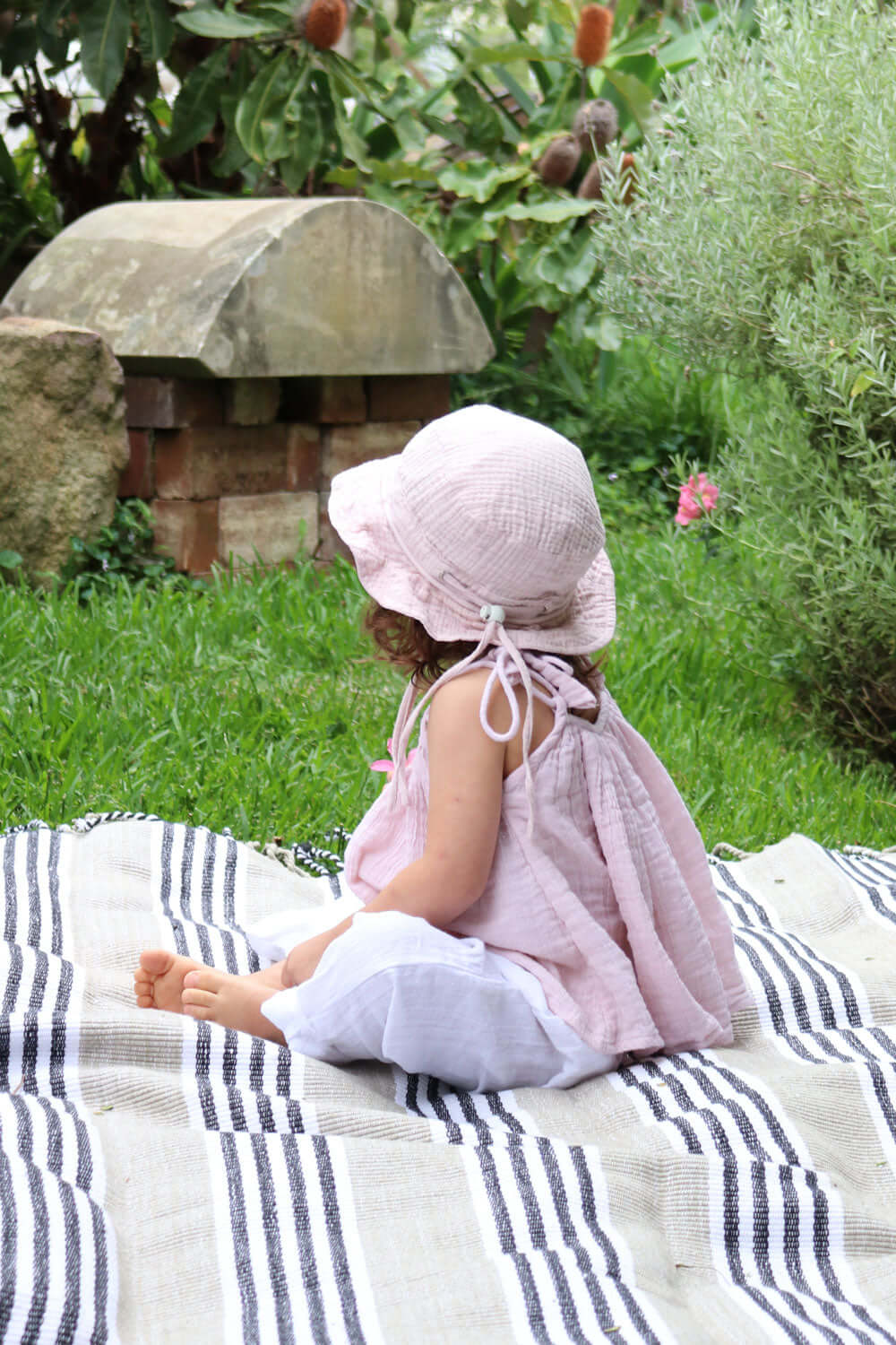 Matera Bucket Hat | Cotton Gauze - MY ISLAND COLLECTIVE