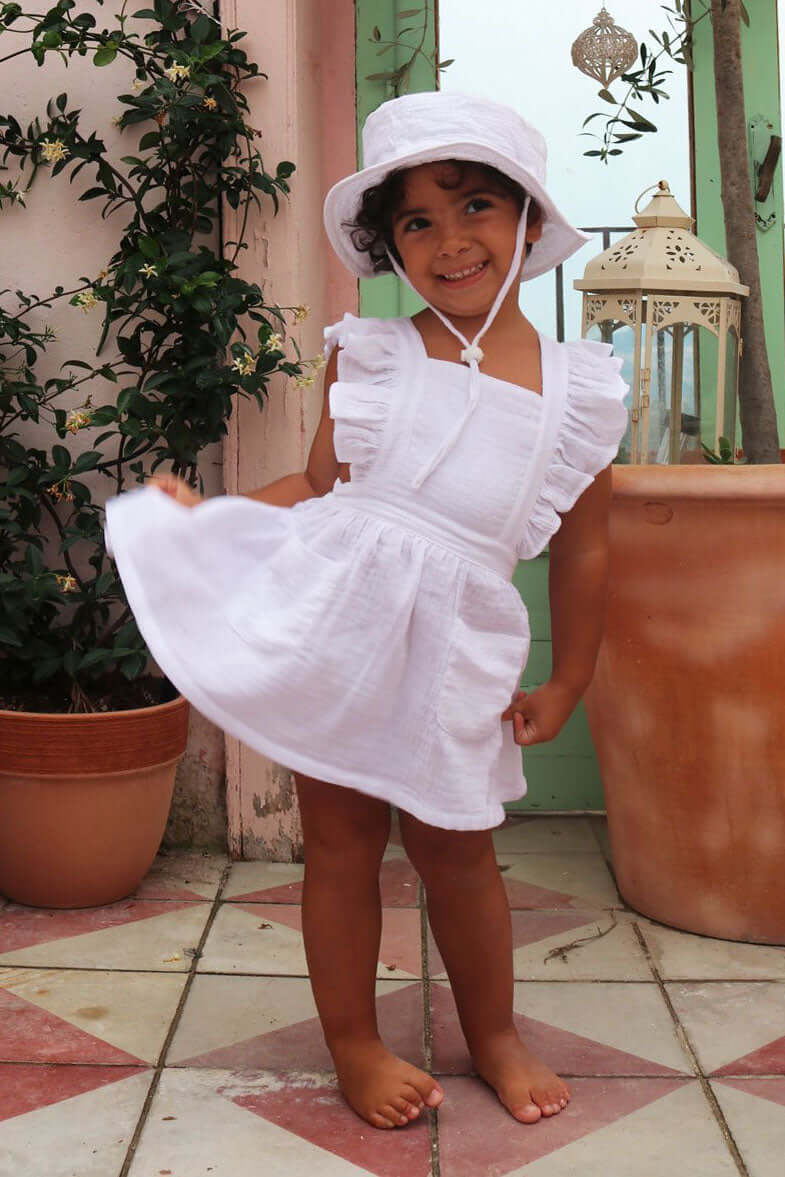 Matera Bucket Hat | Cotton Gauze - MY ISLAND COLLECTIVE