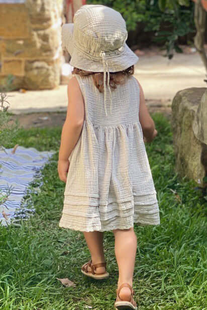 Matera Bucket Hat | Cotton Gauze - MY ISLAND COLLECTIVE