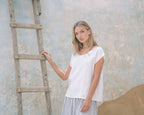 Milano Linen Skirt | Midi | Avalon Stripe - MY ISLAND COLLECTIVE