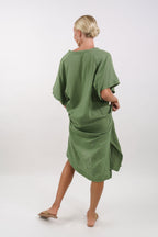 Milos Midi Kaftan Dress - MY ISLAND COLLECTIVE