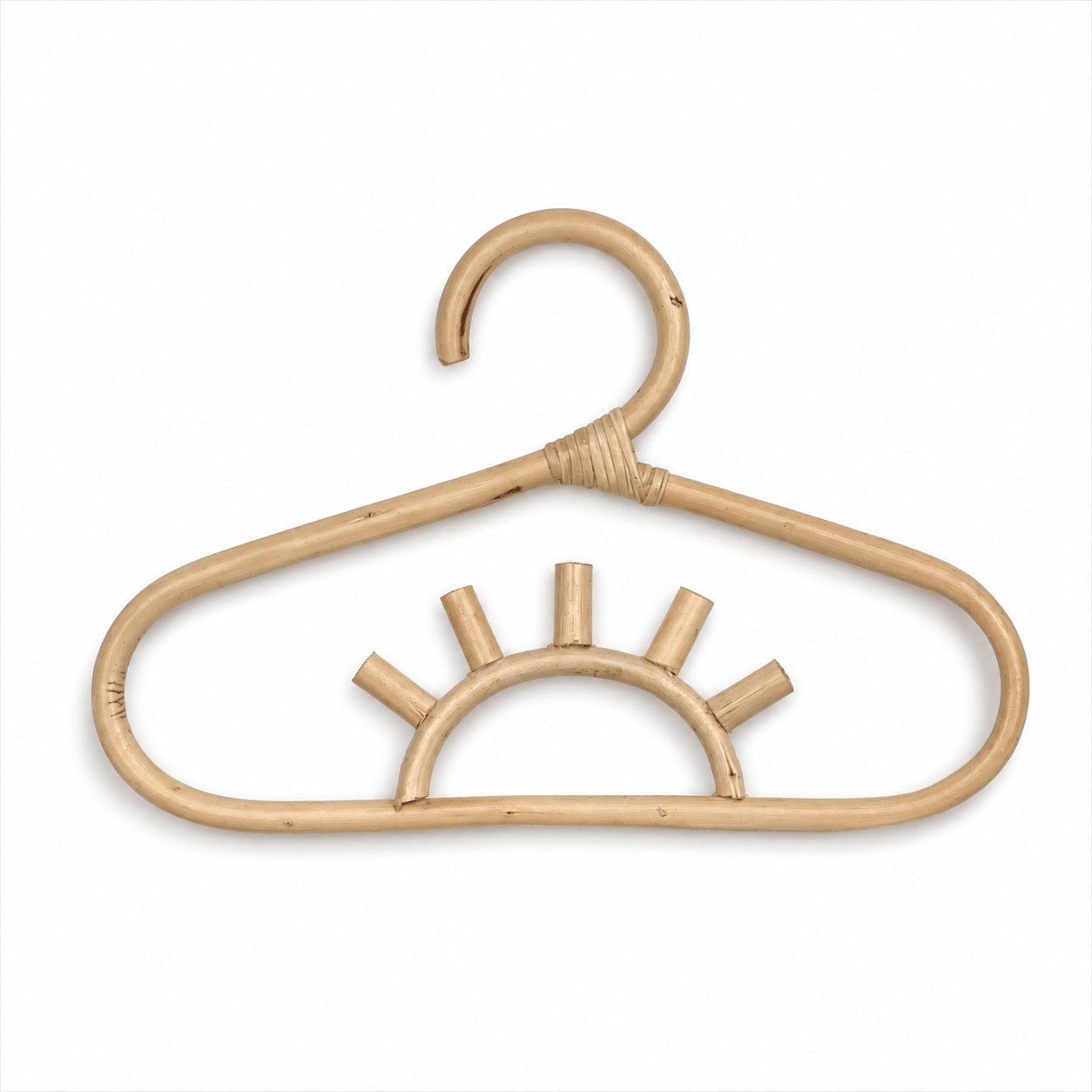 Mini Rattan Nursery Coat Hanger | Sun - MY ISLAND COLLECTIVE