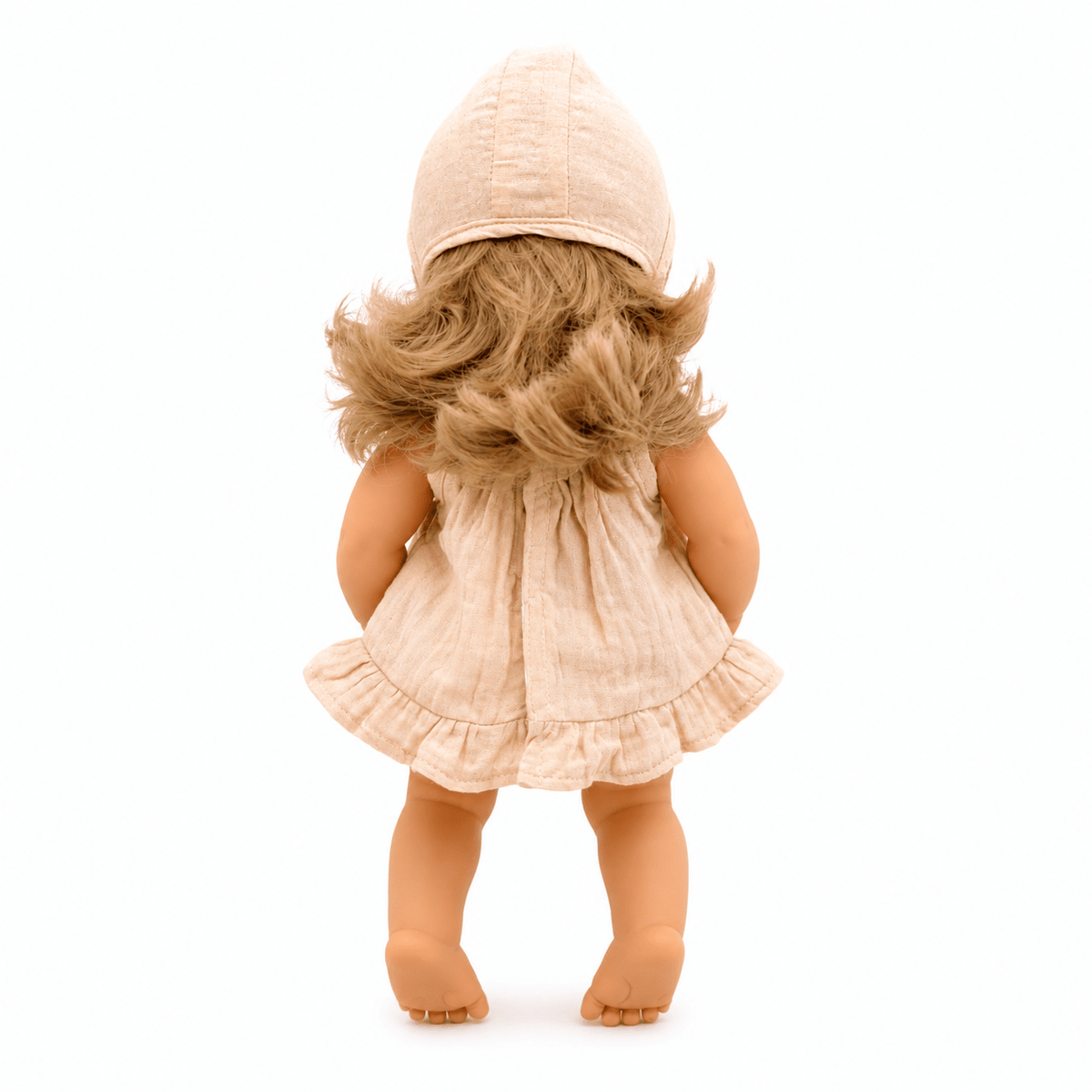 Miniland Doll Clothes | Audrey Dress & Bonnet 38cm - MY ISLAND COLLECTIVE
