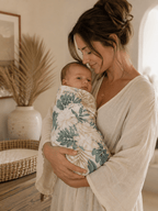 Organic Bamboo / Cotton Baby Wrap | Hibiscus - MY ISLAND COLLECTIVE