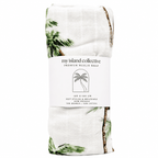 Organic Bamboo / Cotton Baby Wrap | Palms - MY ISLAND COLLECTIVE