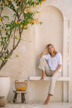 Palazzo Lounge Pant | Pistachio - MY ISLAND COLLECTIVE