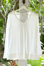Palermo Tee | V Neck | Long Sleeve - MY ISLAND COLLECTIVE