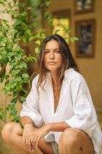 Palermo Weekender Linen Shirt - MY ISLAND COLLECTIVE