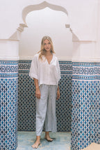 Palermo Weekender Linen Shirt - MY ISLAND COLLECTIVE