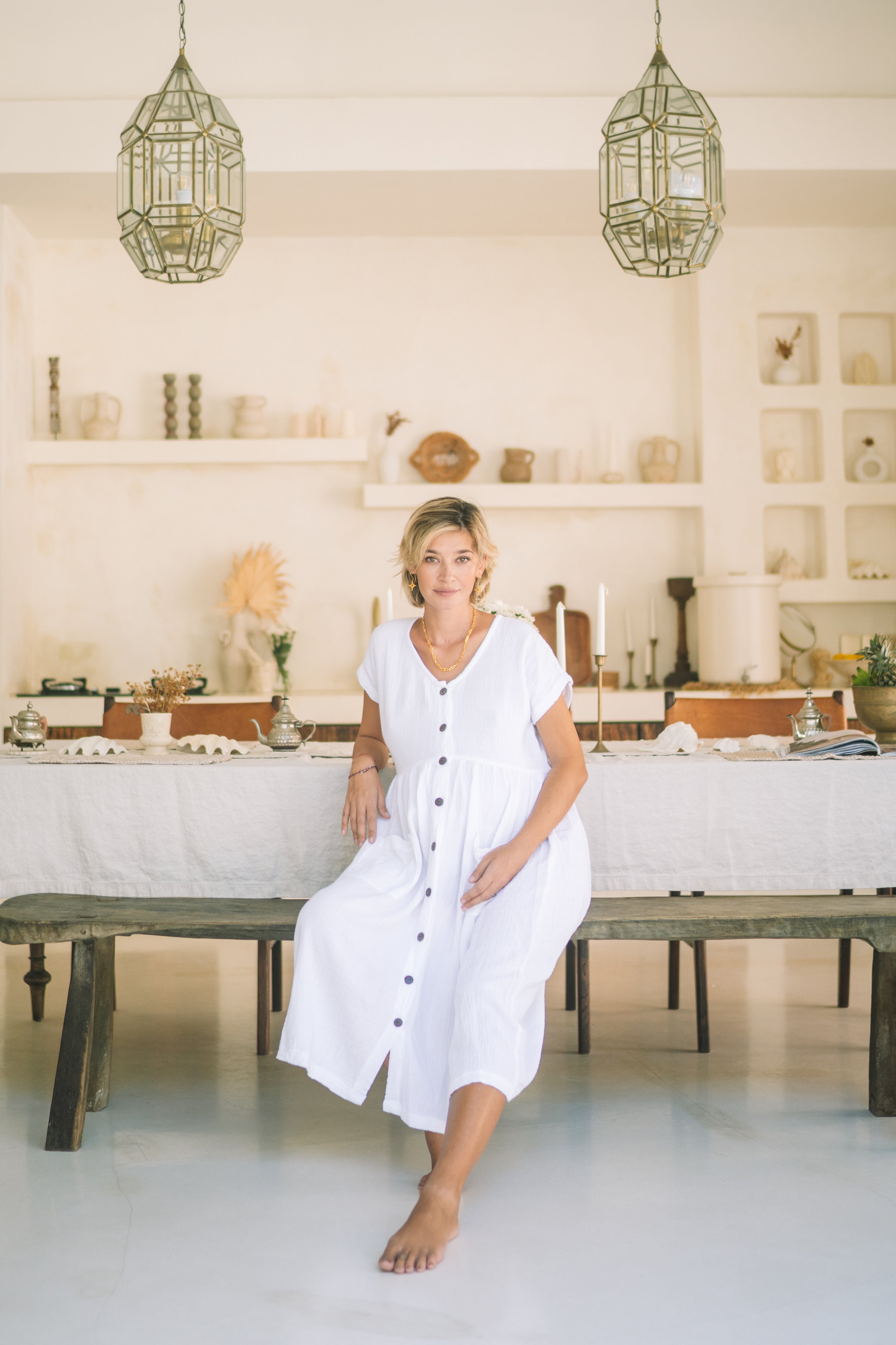 Palermo Weekender Resort | Midi Dress - MY ISLAND COLLECTIVE