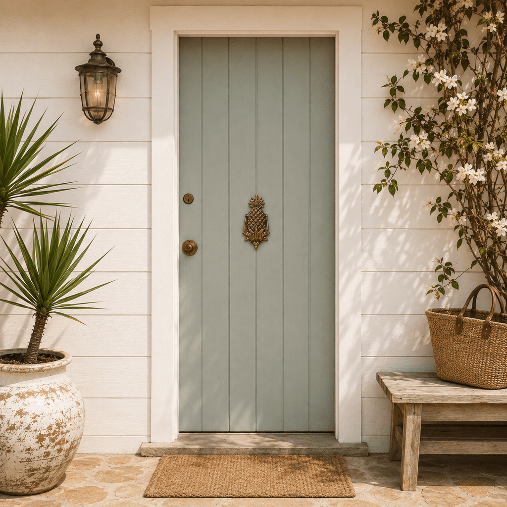 Pineapple Brass Door Knocker | Shiny Brass - MY ISLAND COLLECTIVE