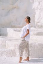 Portofino Italian Linen Pant | Natural - MY ISLAND COLLECTIVE