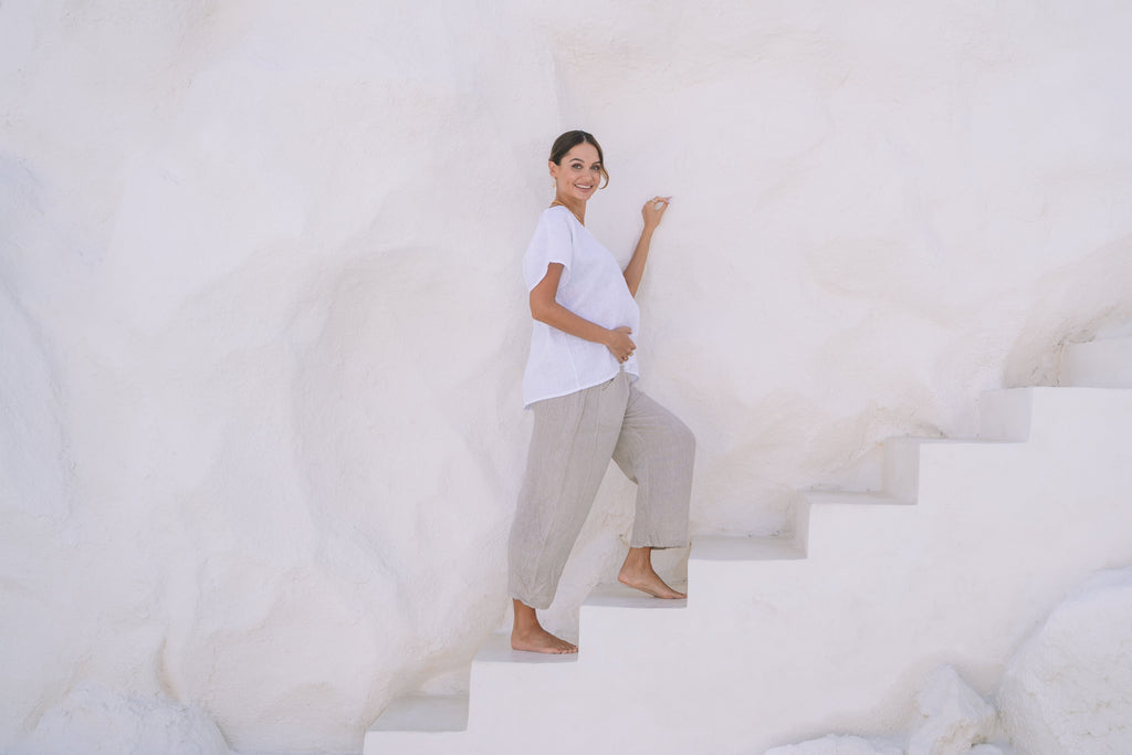 Portofino Italian Linen Pant | Natural - MY ISLAND COLLECTIVE