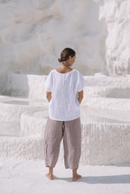 Portofino Italian Linen Pant | Tobacco - MY ISLAND COLLECTIVE