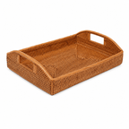 Rattan Bedside Table Tray | 25 x 20 x 7 cm - MY ISLAND COLLECTIVE