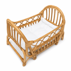 Rattan Isabella Doll Bed | Natural - MY ISLAND COLLECTIVE