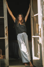 Sardinia Classic Linen Resort | Black - MY ISLAND COLLECTIVE