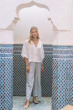 SARDINIA LOUNGE PANT | LINEN | RIVERIA - MY ISLAND COLLECTIVE