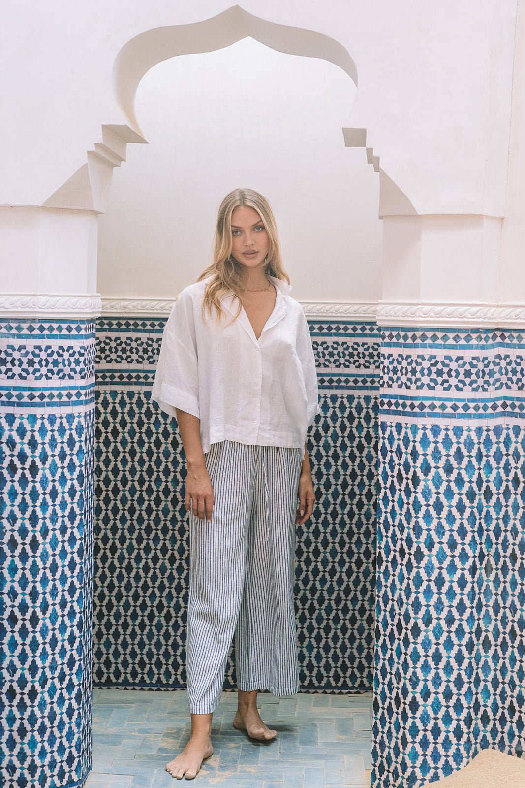 SARDINIA LOUNGE PANT | LINEN | RIVERIA - MY ISLAND COLLECTIVE